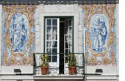 Tiles on Cascais Town Hall