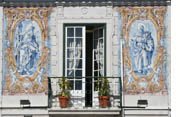 Tiles on Cascais Town Hall